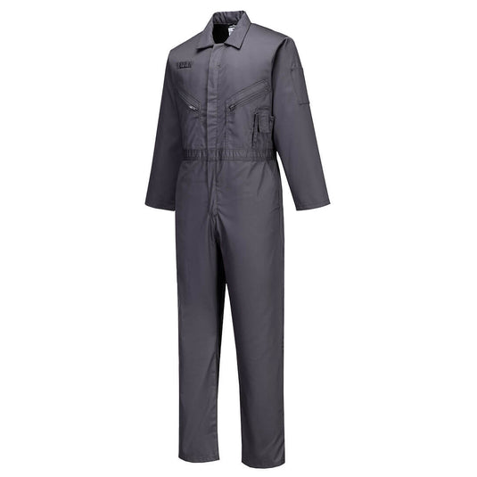 C813 - Combinaison Liverpool à zip, Gris Graphite