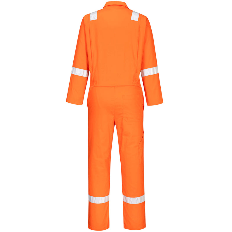 Chargez l'image dans la visionneuse de la galerie, C814 - Combinaison coton Iona, Orange, vue de dos # Couleur_Orange
