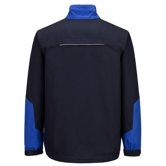 CD110 - Veste de travail coton bicolore WX1, Marine/Royal, vue de dos 