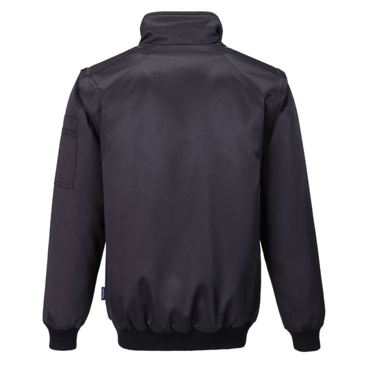CD802 - Blouson Pilote WX2 eco, Noir, vue de dos 