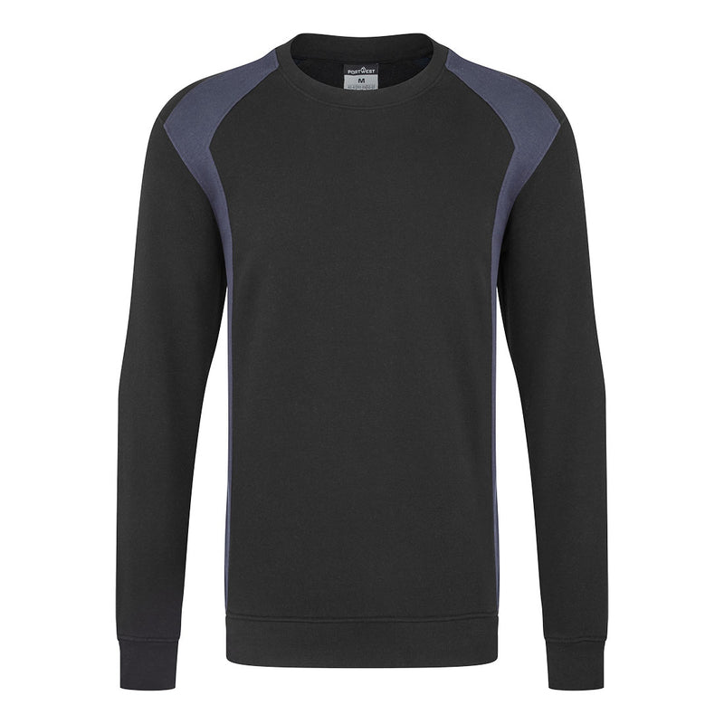 Chargez l'image dans la visionneuse de la galerie, CD813 - Sweatshirt WX2, Noir/Marine # Couleur_Noir/Marine

