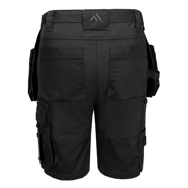 Chargez l'image dans la visionneuse de la galerie, CD842 - Bermuda holster WX2 Eco artisan, Noir, vue de dos # Couleur_Noir
