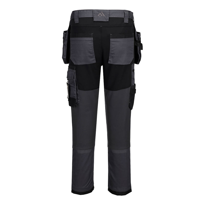 Chargez l'image dans la visionneuse de la galerie, CD845 - Pantalon Stretch WX2 Holster, Gris Métal, vue de dos # Couleur_Gris Métal
