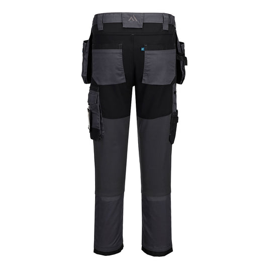 CD845 - Pantalon Stretch WX2 Holster, Gris Métal Short, vue de dos