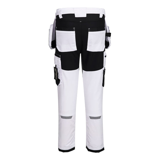 CD845 - Pantalon Stretch WX2 Holster, Blanc, vue de dos