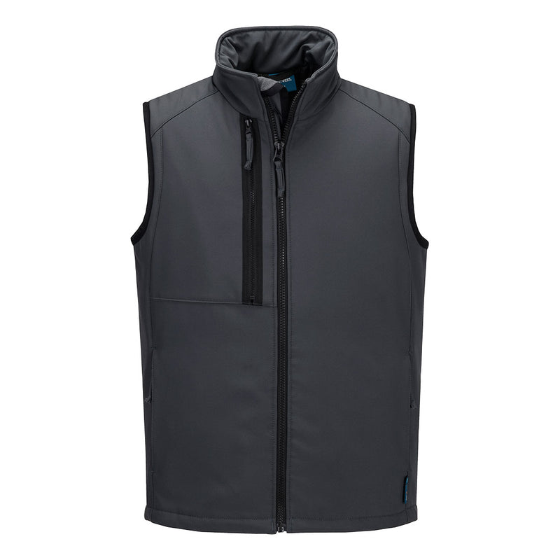 Chargez l'image dans la visionneuse de la galerie, CD877 - Bodywarmer softshell WX2 Eco (2 couches), Gris Métal # Couleur_Gris Métal
