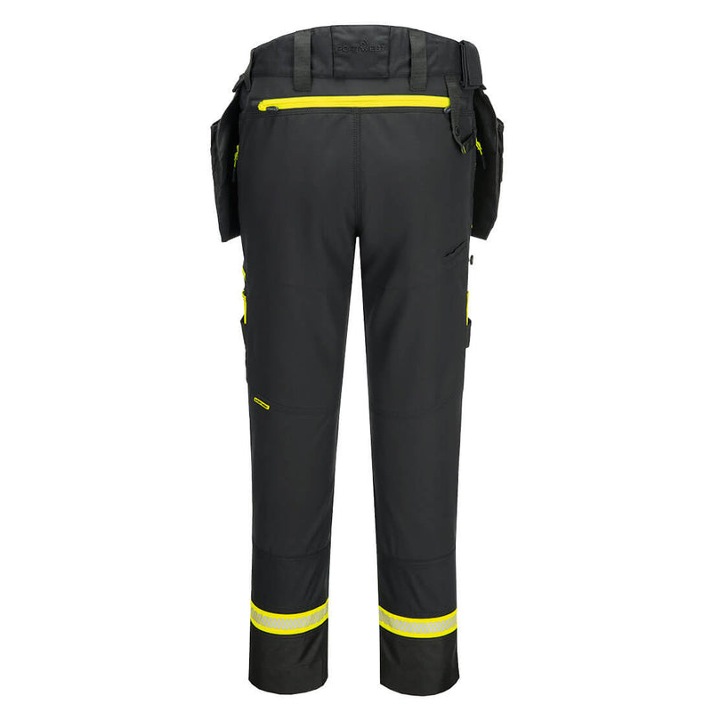 Chargez l'image dans la visionneuse de la galerie, DX403 - Pantalon holster léger DX4, poches détachables, Noir, vue de dos # Couleur_Noir
