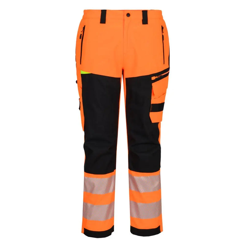 Chargez l'image dans la visionneuse de la galerie, Pantalon pluie DX4 HV DX448 - bandes réfléchissantes certifié EN ISO 20471
