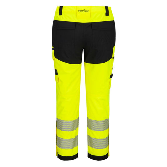 DX448 - Pantalon de pluie DX4 HV, Jaune/Noir, vue de dos