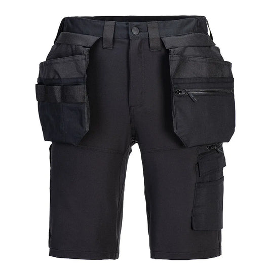 Short de travail DX451 - avec poches holster et tissu extensible
