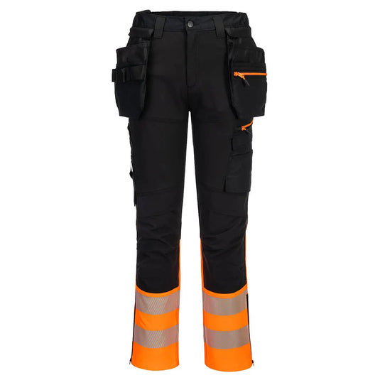 DX457 - Pantalon DX4 artisans haute-Visibilité classe 1 avec poches flottantes démontables Epi-Protect