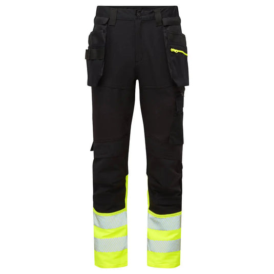 DX457 - Pantalon DX4 artisans haute-Visibilité classe 1 avec poches flottantes démontables Epi-Protect