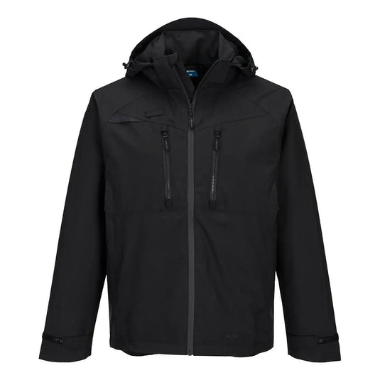 Veste de pluie DX463 - EPI étanche avec capuche détachable professionnels