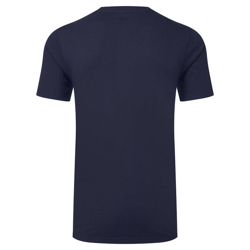 Chargez l'image dans la visionneuse de la galerie, EC195 - T-Shirt en coton biologique recyclable, Marine, vue de dos # Couleur_Marine
