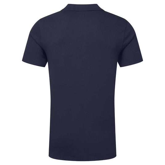 EC210 - Polo en coton biologique recyclable, Marine, vue de dos