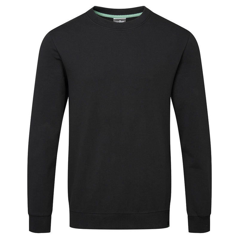 Chargez l'image dans la visionneuse de la galerie, EC300 - Sweat en coton bio recyclable, Noir # Couleur_Noir
