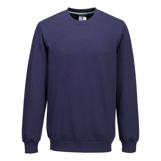EC300 - Sweat en coton bio recyclable, Marine 