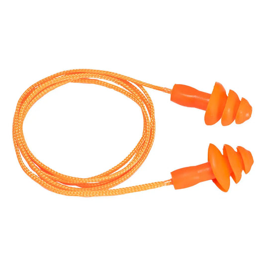 Bouchon d'oreille TPR avec cordon EP04 - protection auditive réutilisable SNR 32dB