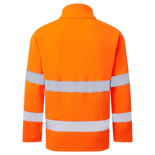 ES250 - ES1 Essential Polaire Haute Visibilité, Orange, vue de dos 