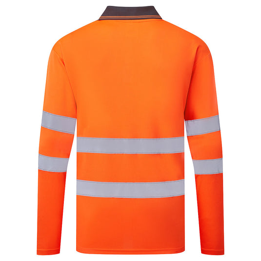 ES277 - ES1 Essential Polo Haute Visibilité M/L, Orange, vue de dos 