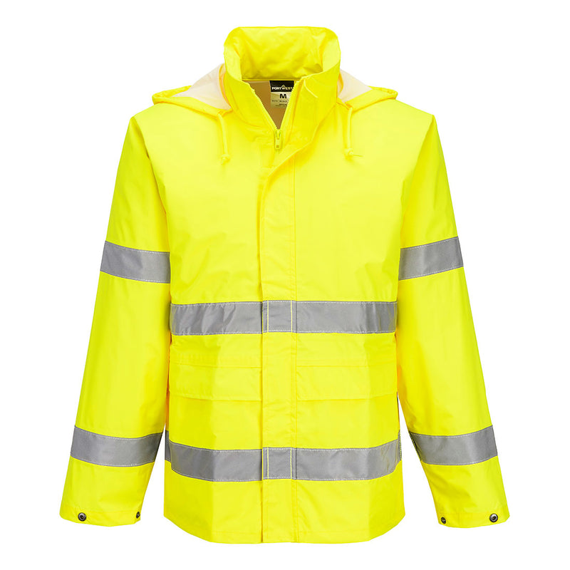 Chargez l'image dans la visionneuse de la galerie, ES440 - ES1 Essential Veste de Pluie Haute Visibilité, Jaune # Couleur_Jaune
