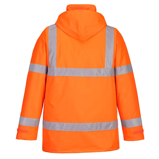 ES460 - Parka HV Essential, Orange, vue de dos