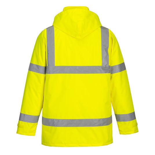 ES460 - Parka HV Essential, Jaune, vue de dos 