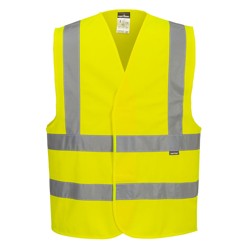Chargez l'image dans la visionneuse de la galerie, ES470 - ES1 Essential Gilet à Bandes et Bretelles Haute Visibilité, Jaune # Couleur_Jaune
