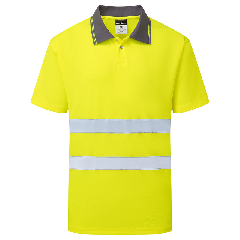 Chargez l'image dans la visionneuse de la galerie, ES477 - ES1 Essential Polo Haute Visibilité M/C, Jaune # Couleur_Jaune

