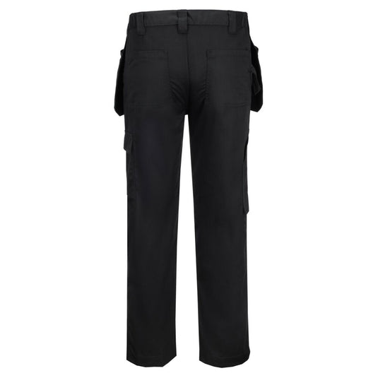 ES720 - ES1 Essential Pantalon à Poches Holster, Noir Short, vue de dos