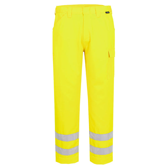 EST46 - ES1 Essential Pantalon Combat Haute Visibilité, Jaune