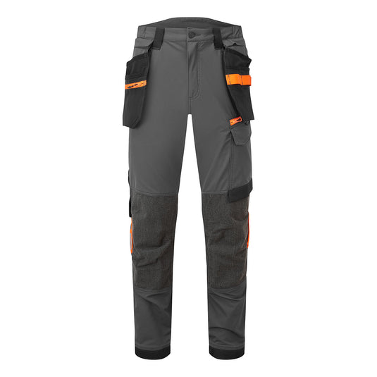 EV440 - Pantalon de travail stretch Holster EV4, Gris Métal Tall