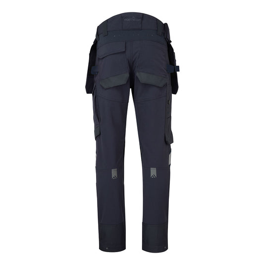 EV440 - Pantalon de travail stretch Holster EV4, Marine Short, vue de dos