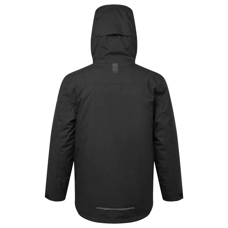 Chargez l'image dans la visionneuse de la galerie, EV461 - EV4 Parka d'hiver, Noir, vue de dos # Couleur_Noir

