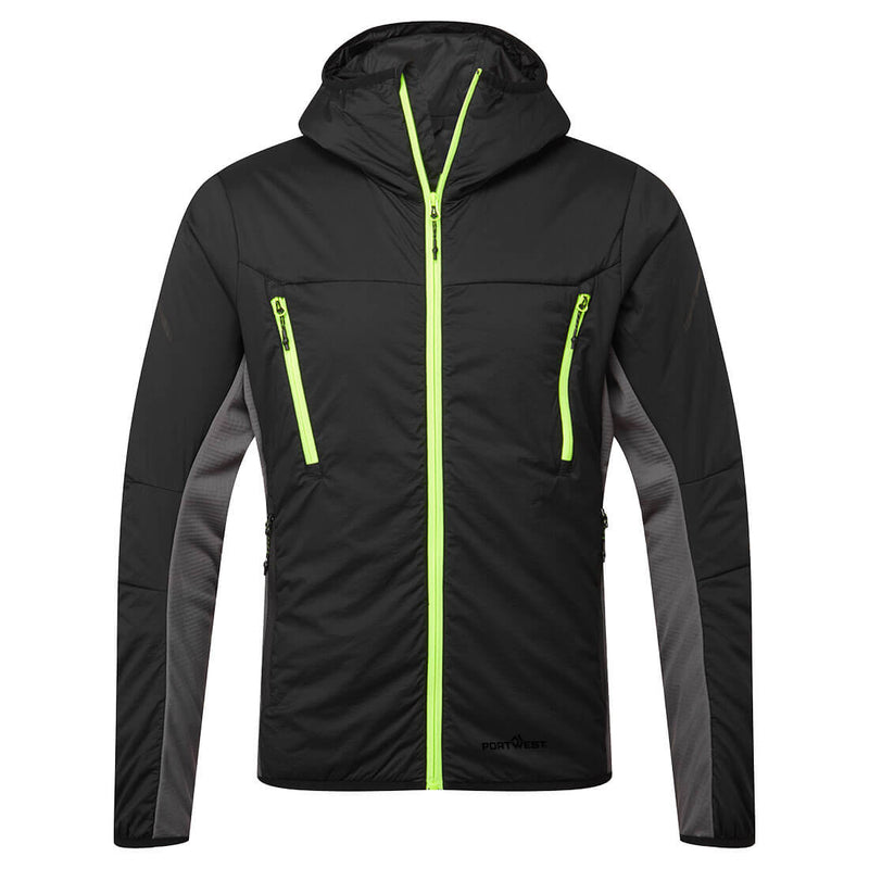 Chargez l'image dans la visionneuse de la galerie, EV470 - Veste hybride isolée EV4, Noir Tall # Couleur_Noir Tall

