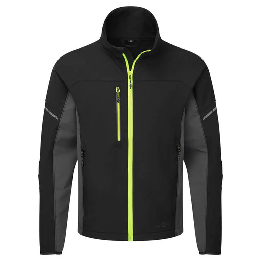 Veste de travail EV4 Stretch EV475 - détails poches et empiècements réfléchissants