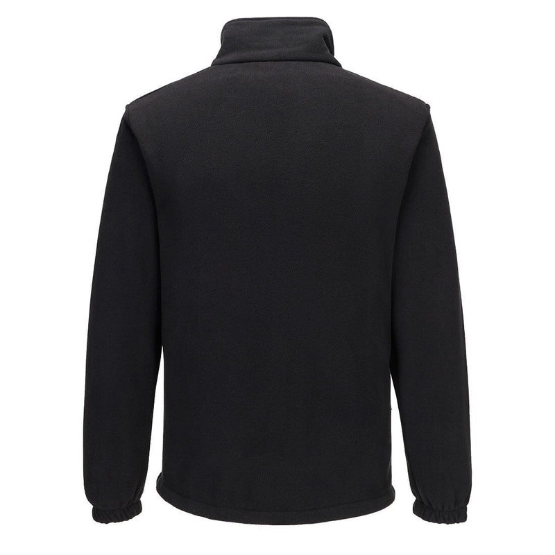 Chargez l'image dans la visionneuse de la galerie, F205 - Polaire Aran Homme, Noir, vue de dos # Couleur_Noir

