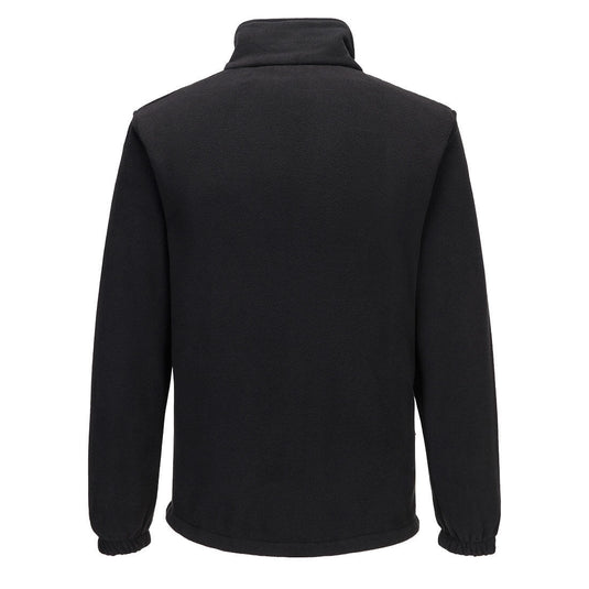 F205 - Polaire Aran Homme, Noir, vue de dos 