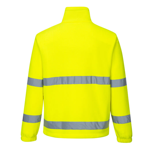F250 - Polaire Hi-Vis Essential, Jaune, vue de dos