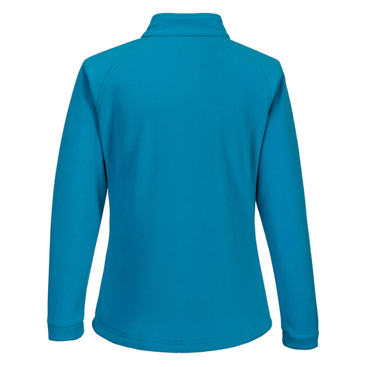 F282 - Polaire Aran Femme, Aqua, vue de dos
