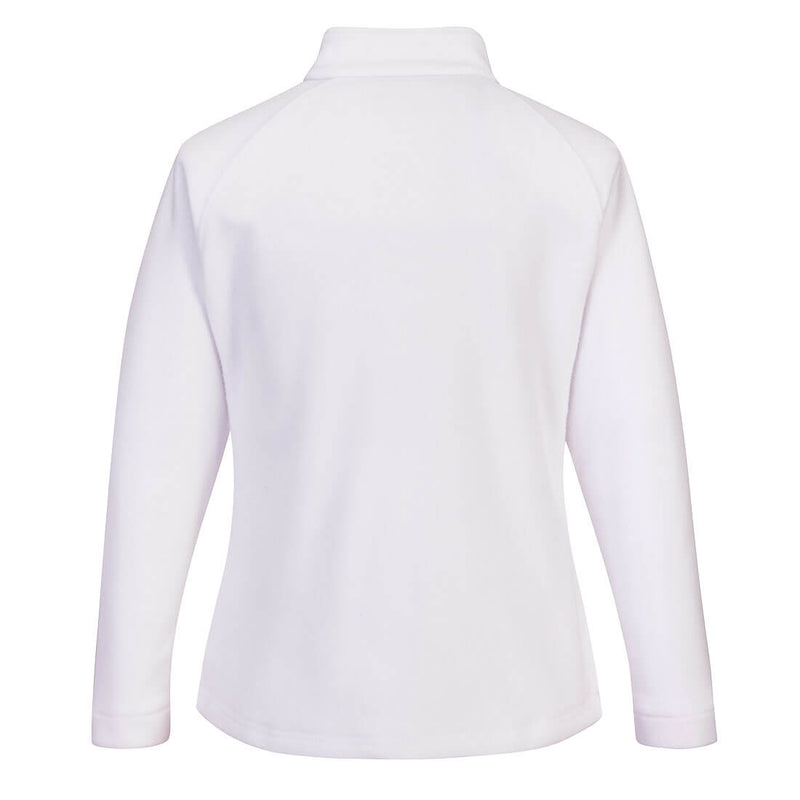 Chargez l'image dans la visionneuse de la galerie, F282 - Polaire Aran Femme, Blanc, vue de dos # Couleur_Blanc
