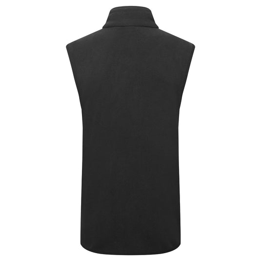 F417 - Gilet Polaire, Noir, vue de dos