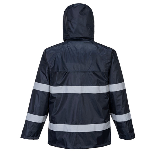 F440 - Veste de pluie IONA Classic, Marine, vue de dos