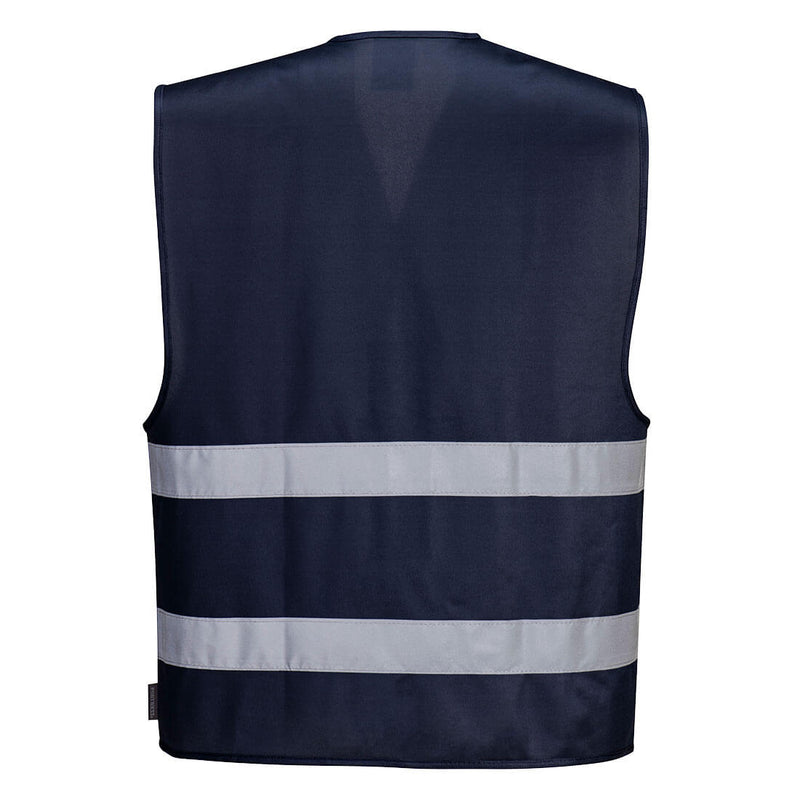 Chargez l'image dans la visionneuse de la galerie, F474 - Gilet Iona, Marine, vue de dos # Couleur_Marine
