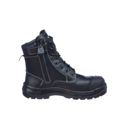 FD15 - Brodequin de sécurité Eden S3 HRO CI HI FO, Noir, vue de dos 