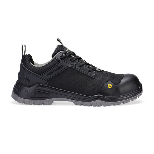 FE11 - Chaussure basse Mesh composite S3S ESD SR FO, Noir/Gris