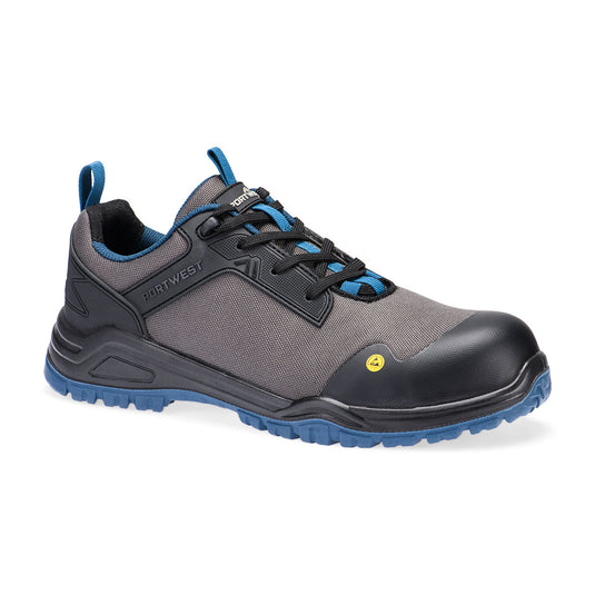 FE11 - Chaussure basse Mesh composite S3S ESD SR FO, BkTeal 