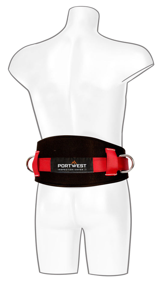 FP08 - Ceinture de maintien au travail, Noir, vue de dos 