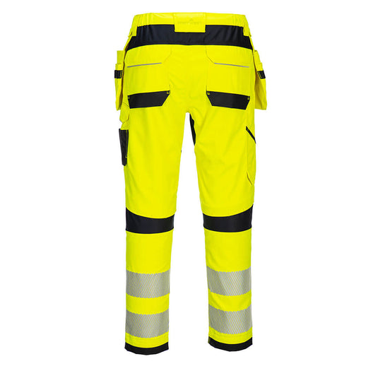 FR407 - Pantalon Holster PW3 FR HV, Jaune/Noir, vue de dos 