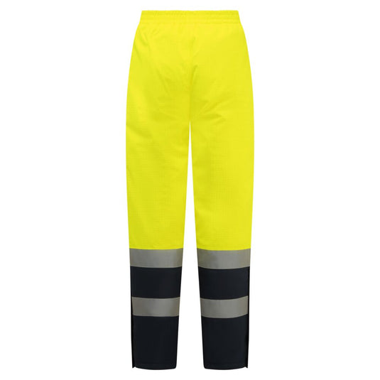 FR434 - Pantalon d'hiver Bizflame HV, Jaune/Marine, vue de dos 